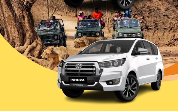Diu to Gir National Park Taxi Service